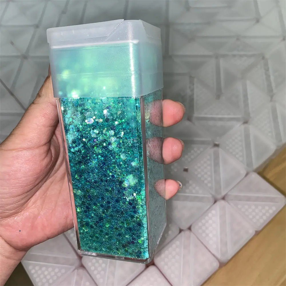 bulk holographic metallic iridescent 1oz 1.5oz 2oz 4oz glitter in Bottles Jars Shakers and bags