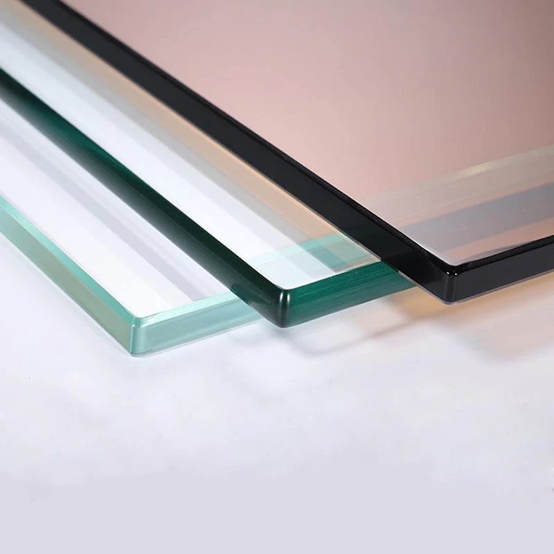 Polished tempered clear  ultra-clear  black  white  glass