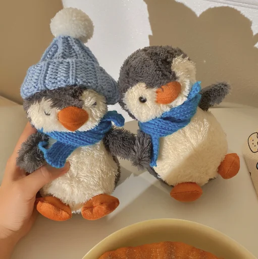 Cute Small Size Plush Penguin Toy Customized Design Penguin Toy Promotion Gift Toy