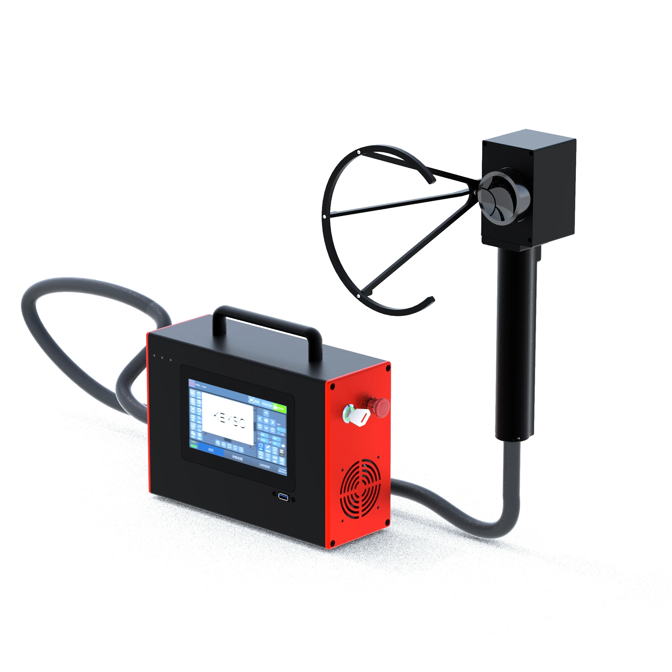 KP20 20W rust removing machine 200w pulse laser cleaning machine lazer rust removal cleaning machine laser to clean metal