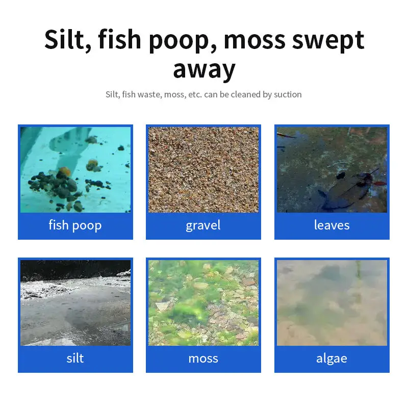 Fish pond vacuum  machine cleaner Dry and wet hand-held 30L vacuum pool cleaner