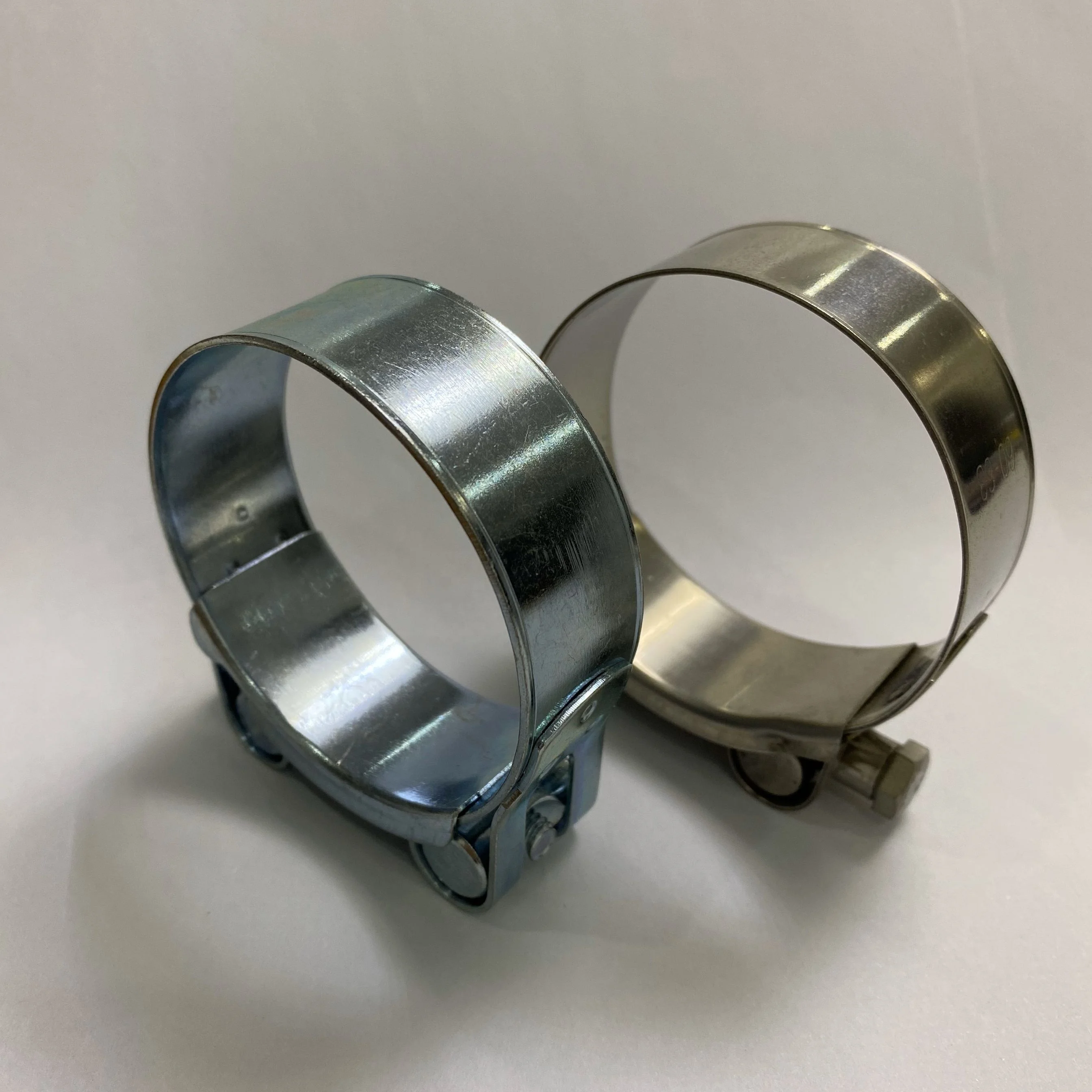 single bolt T bolt heavy duty partial head stainless hose clamp