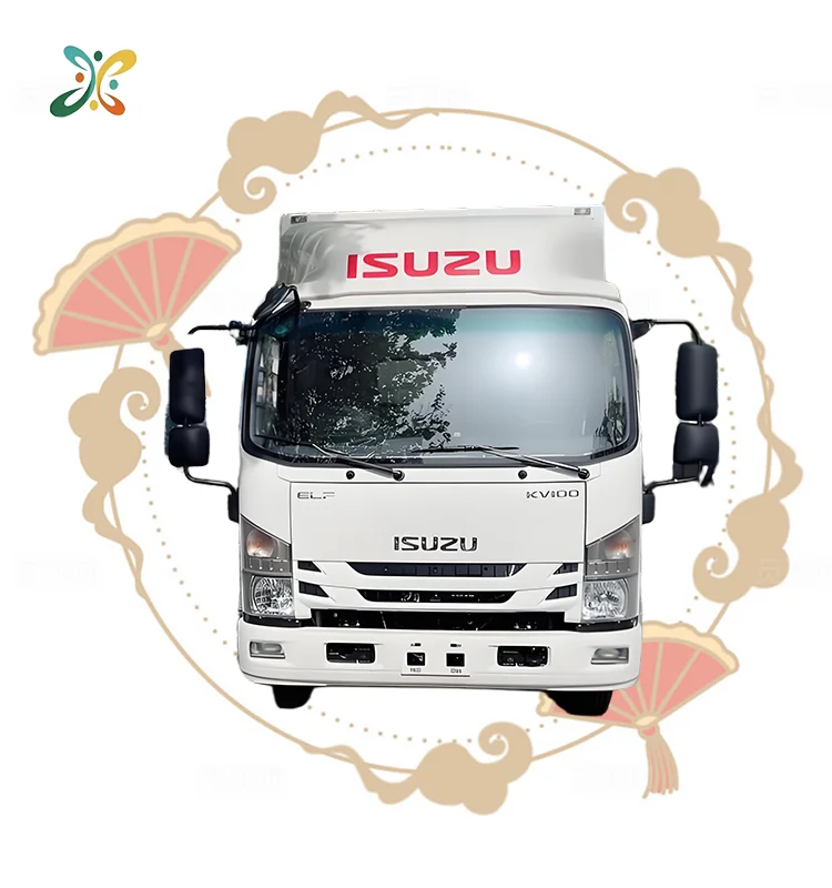 ISUZU Used Small Refrigerated Trucks Double Cabin  4X2 Rear Door For Refrigerated Truck Body LHD/RHD Refrigerator Truck