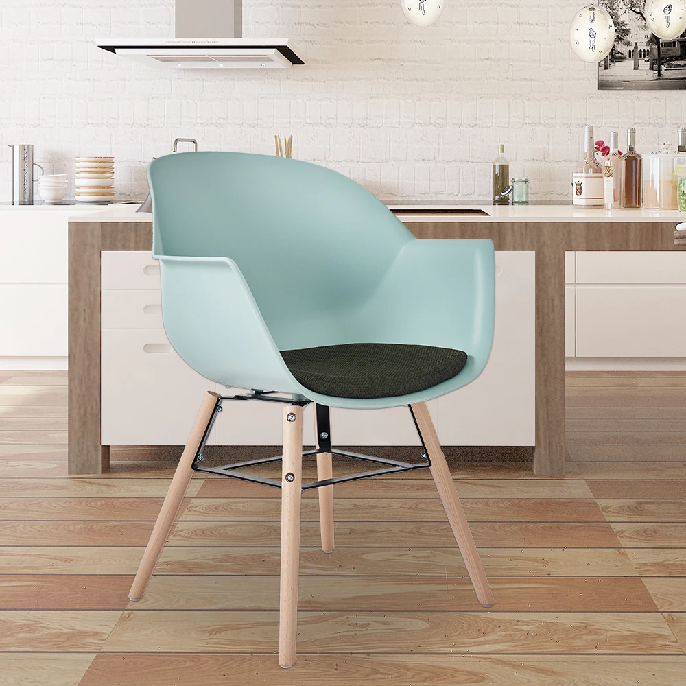 luxury nordic chair sillas comedor plastic dining chair with wooden legs