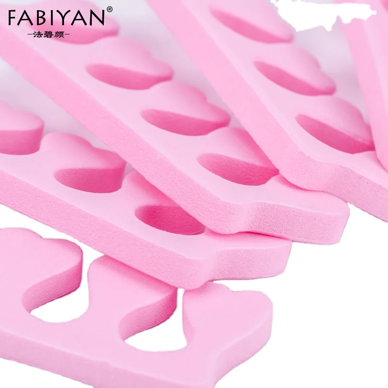 pink color 4 holes  finger Eva toe separator