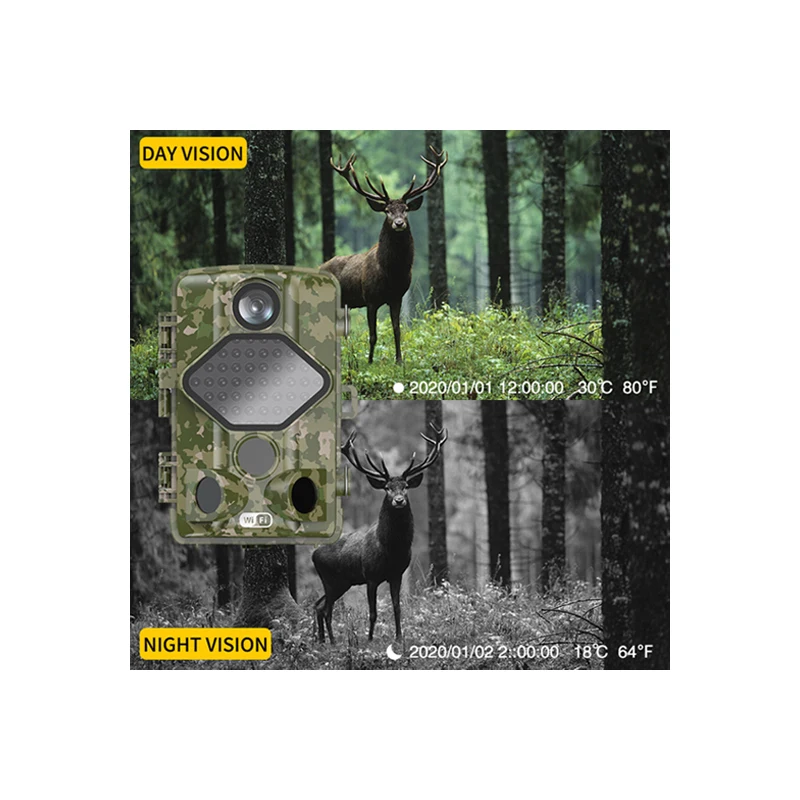 4K outdoor trap game infrared wildlife camera wireless chunting trail video camera