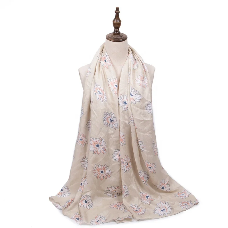 Malaysia Five Colors Silk Scarf 72*175 cm Head Cover Muslim Women Scarf Gift Box