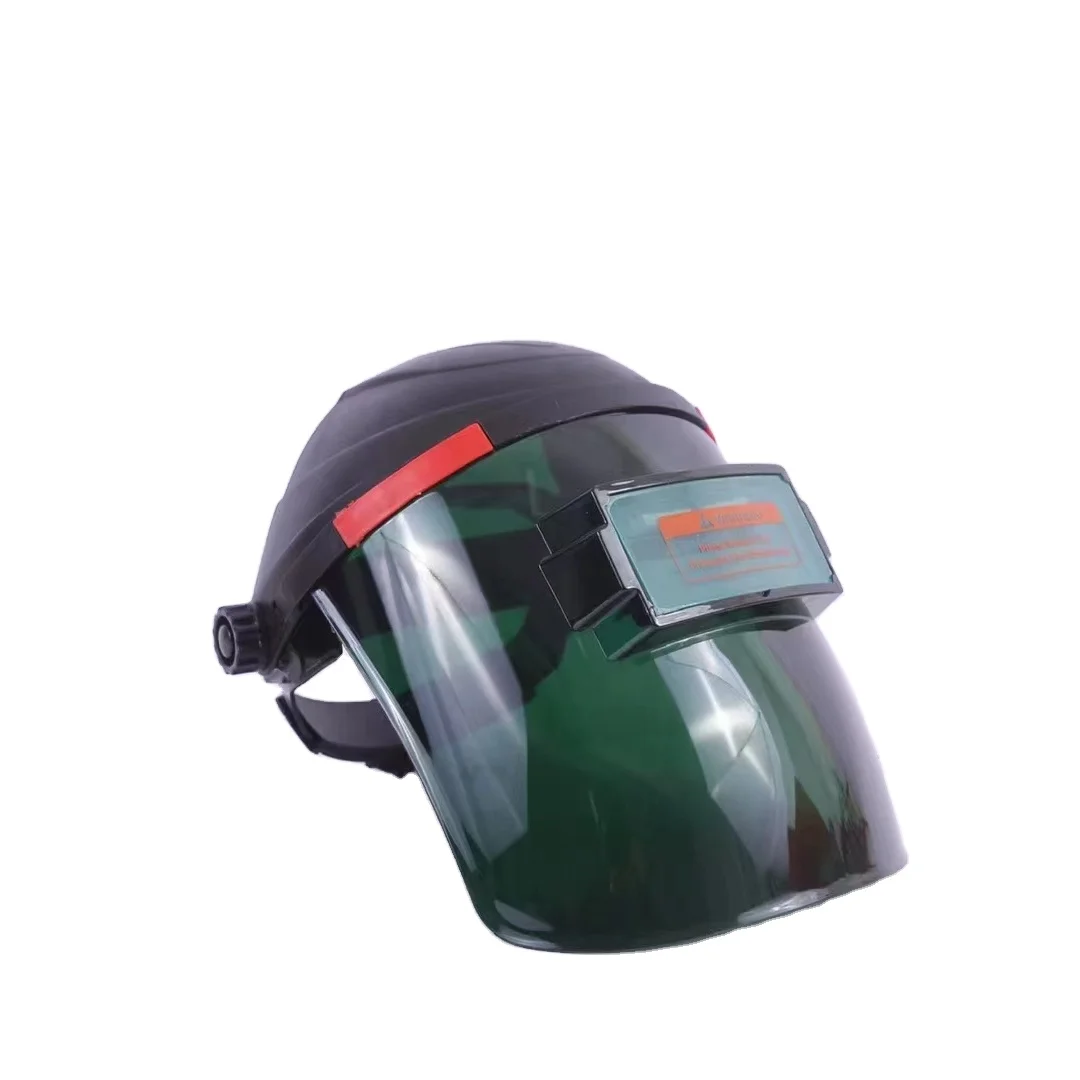 Automatic auto darkening head mounted solar power transparent welding faceshield dimming welding helmet mask for welder