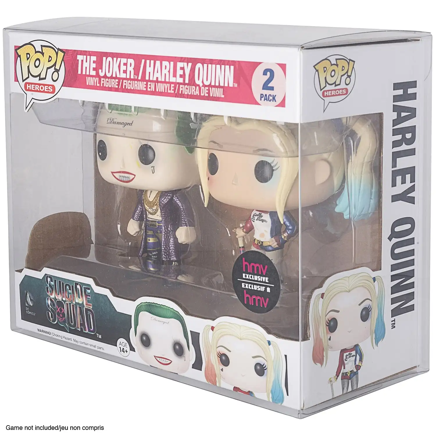 Чехол для коллекционных фигурок Funko POP с плоским верхом прозрачная пластиковая коробка видеоигр 2 упаковки защита от поп-музыки