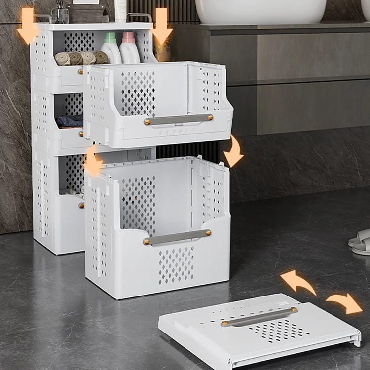 XingYou Bretoes Removable Laundry Basket Classification Thickened Storage Rack Household Storage Bucket