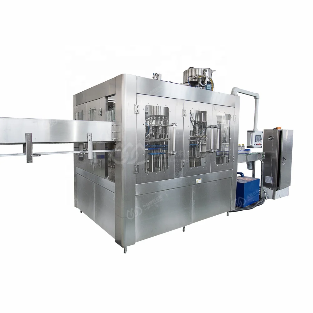Automatic mineral water filling machine 3 in 1 monoblock water bottling machine equipment PET bottle liquid filling machine