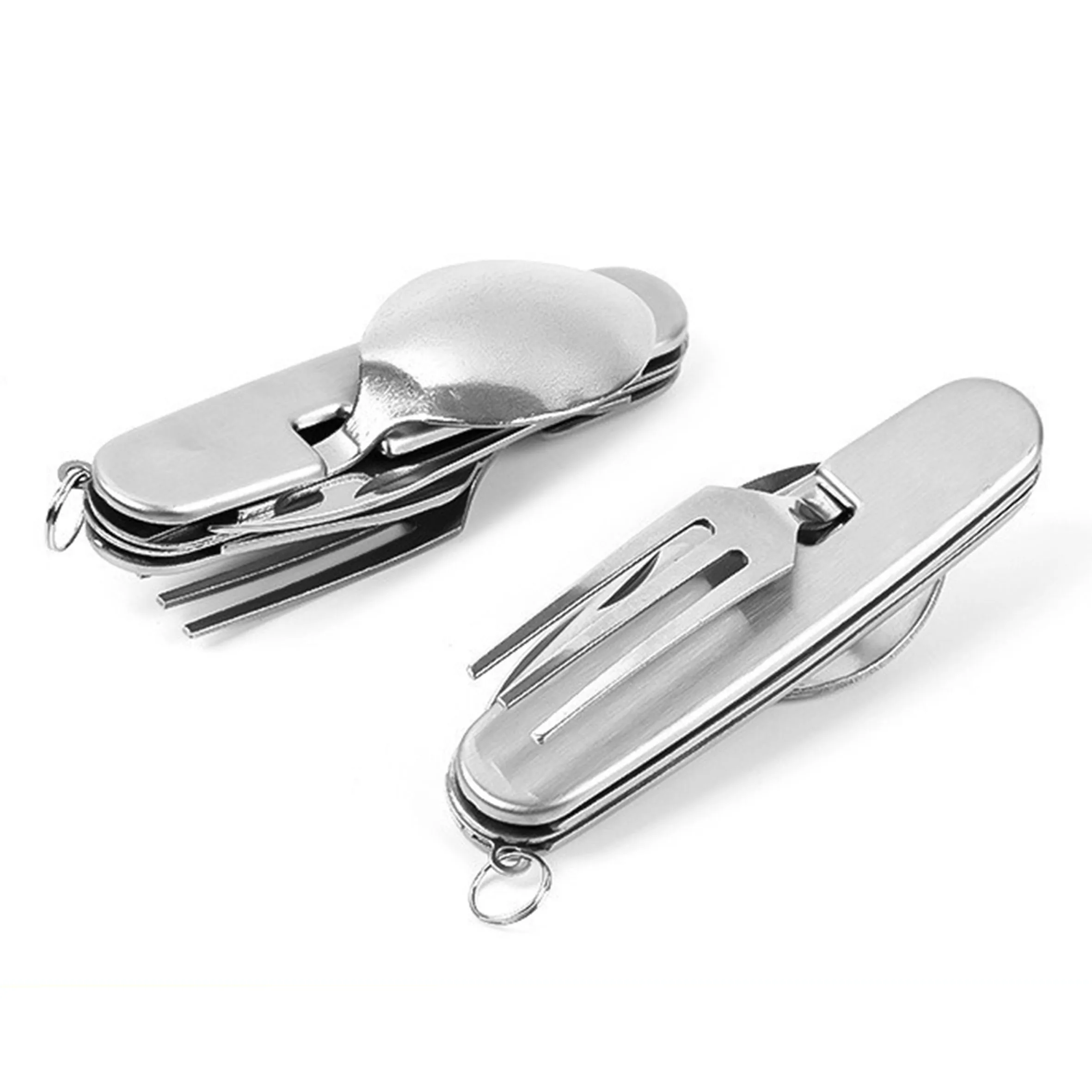 Supplier Camping Tools Folding Fork Spoon Set,403 Stainless Steel Fork And Spoon Spoons Forks Knives Set/
