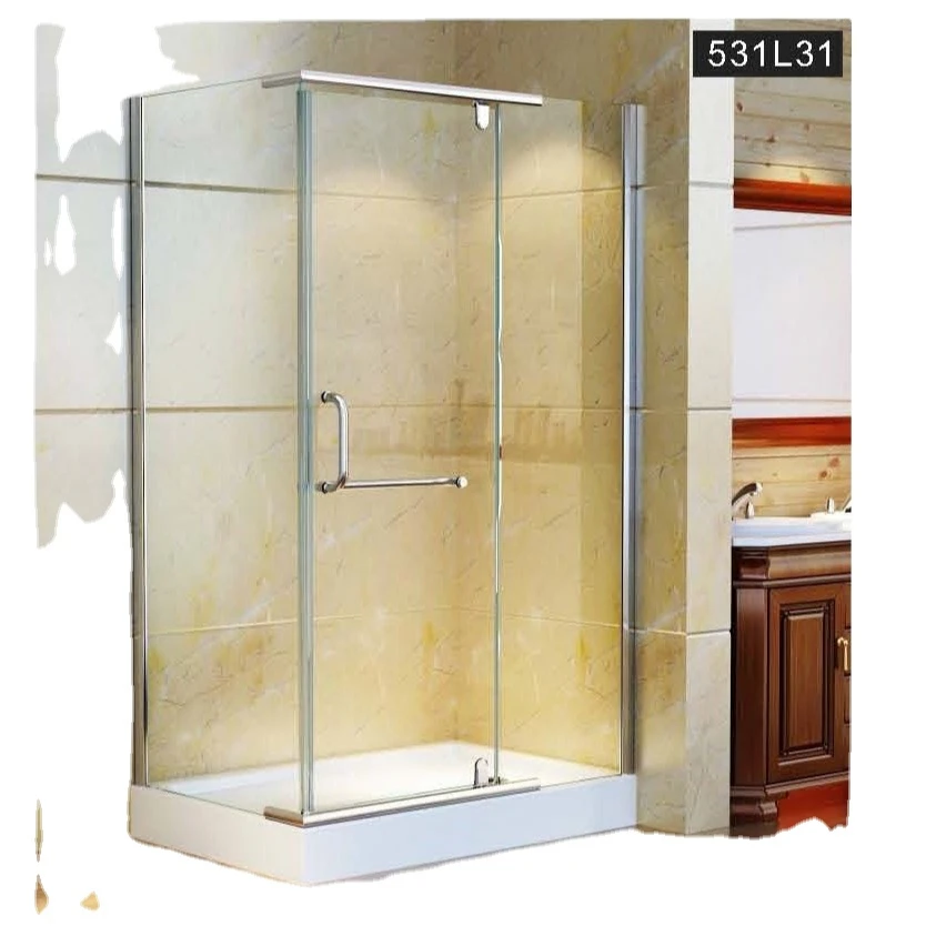 Free Standing Glass Shower Enclosure Simple Shower Room 531L31