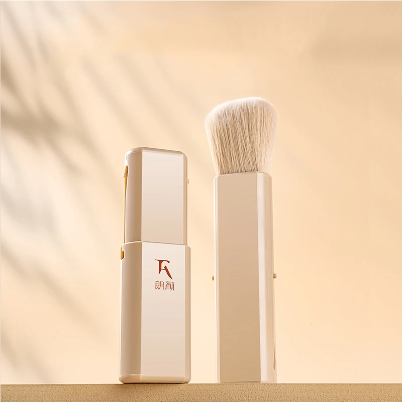 2022 New Style Makeup Brush Vegan High Quality Blush Setting Loose Powder Retractable Makeup Brush