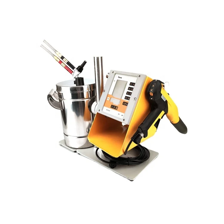 OptiFlex-2L ЖК дисплей Ручной портативный экспериментальная машина для нанесения порошковых покрытий с электростатический пистолет распыления корошковой