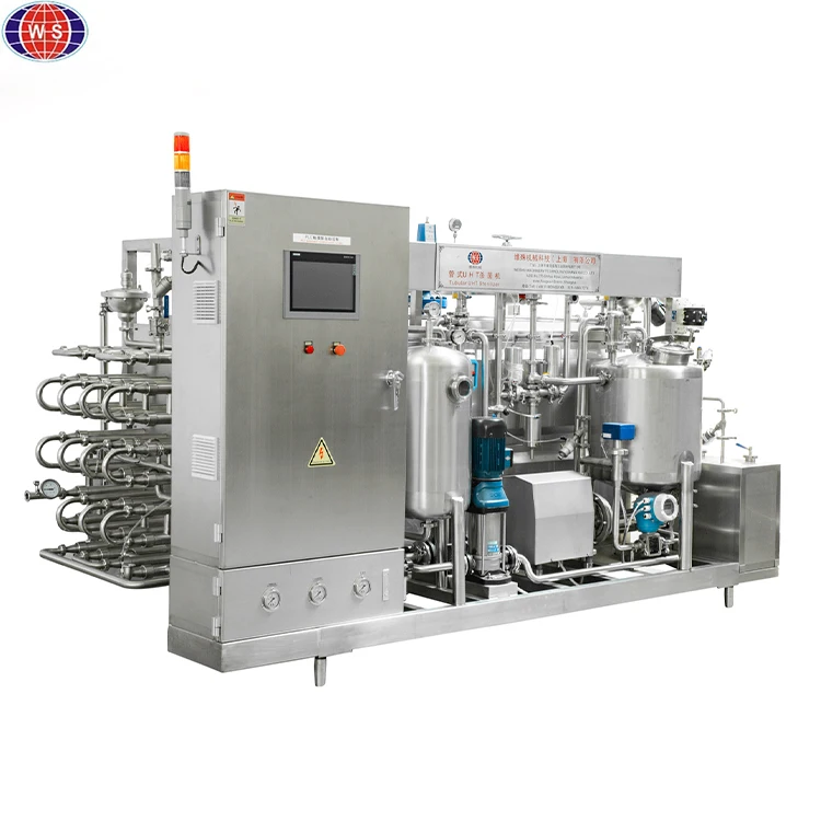 Milk Juice Drink Tubular Type UHT Sterilizer Pasteurization Equipment Machine