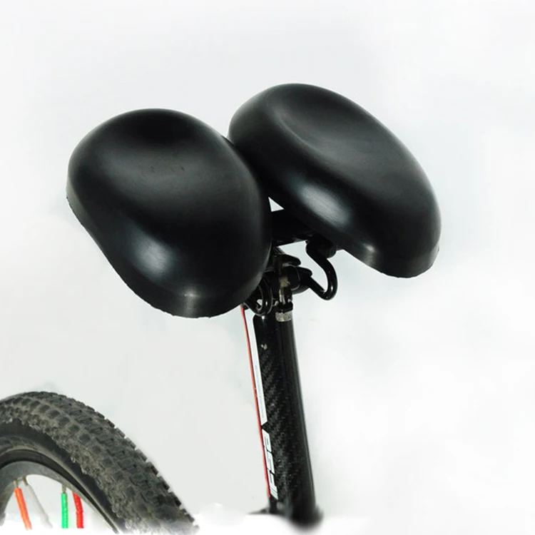 Simple Style Kids Bicycle Saddle with Shock Absorber Spring Seat Big Butt Seat Mat for Mountain Biking