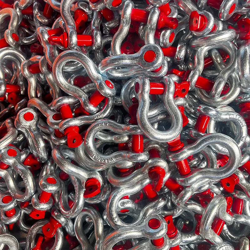 Rigging manufactured G209 Alloy steel shackle Forged Screw Pin Chain U.S. Type Shackle