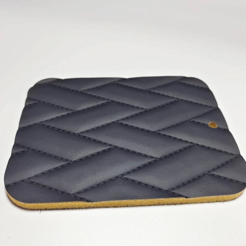 Wholesale 5DPVC Anti-Skid Embossed Artificial Leather Stretchable Waterproof Carpet Floor Foam Mat Material Bag Sofa Umbrella