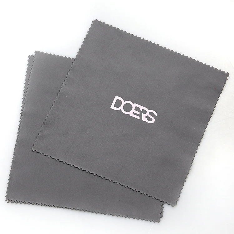 Custom Logo Lens Eyewear Microfiber Cleaning Cloth Sunglasses Cleaning Microfiber Cloth