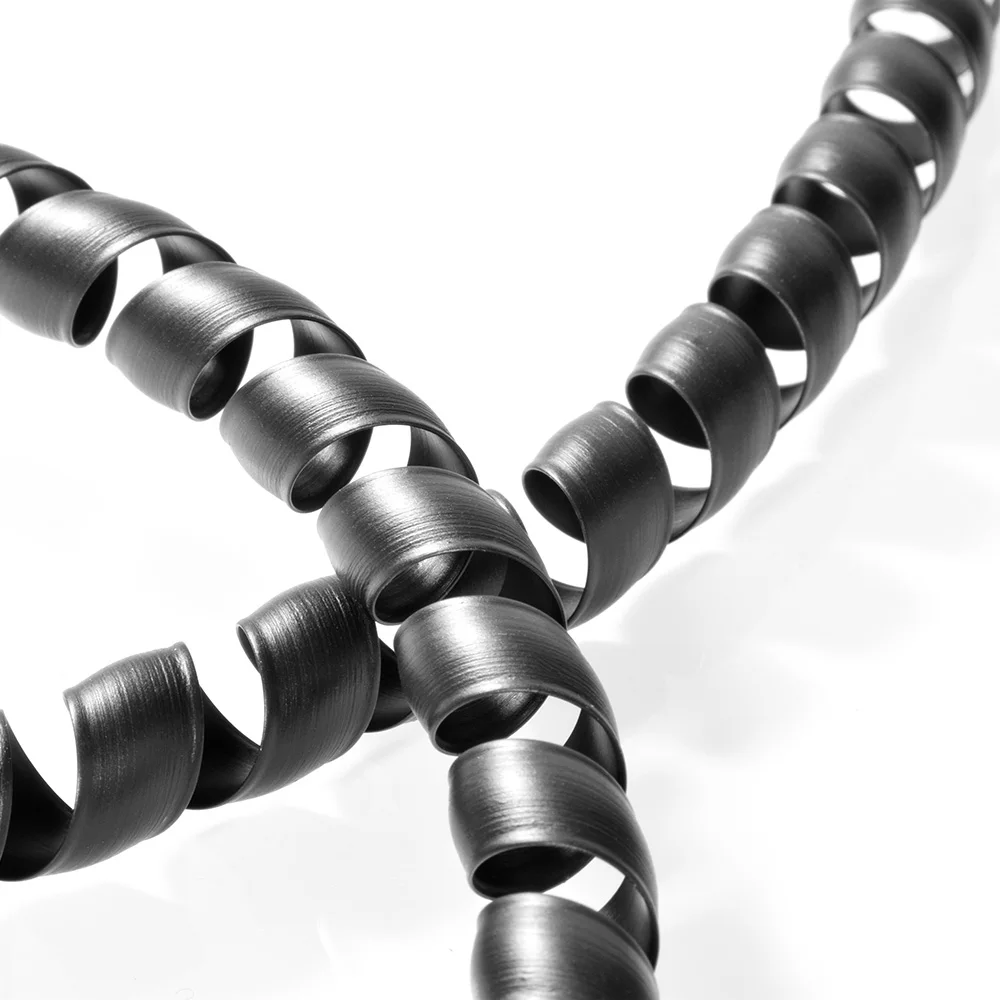 JDD super protection against abrasion hydraulic rubber cable protector pe spiral cable wrap protection