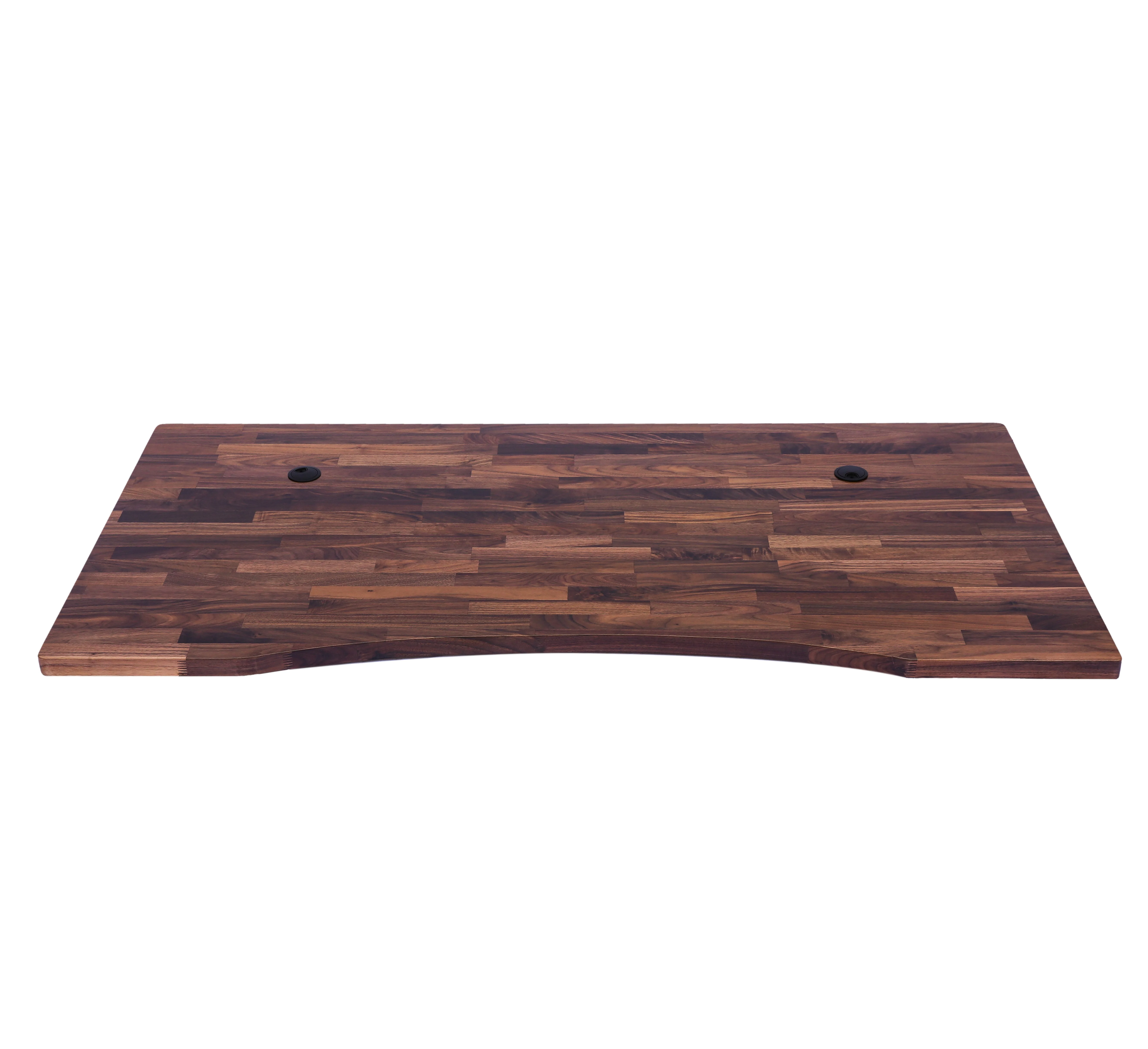 Black walnut solid wood edge glued Office building tabletop work top