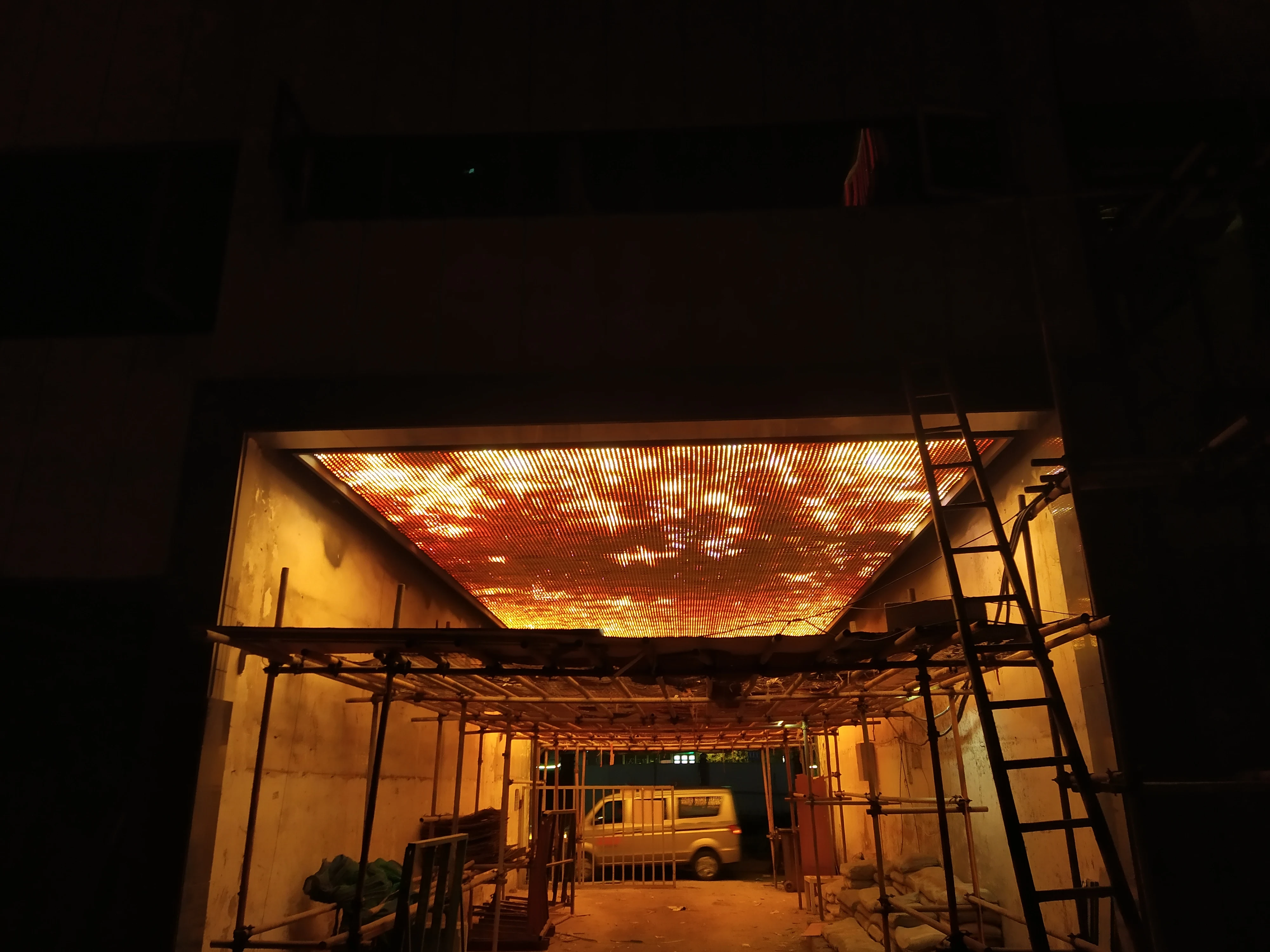 led mesh screen P30 digital light 12 v p50 RGB dip curtain p10 flexible p80 round large format pantalla type