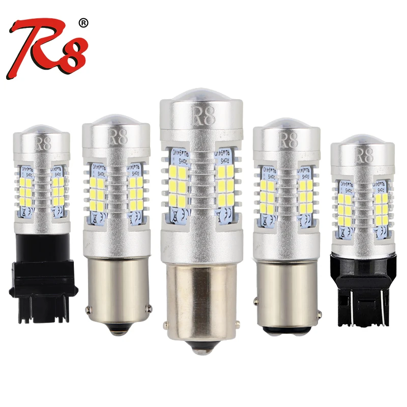 Popular Auto Car Brake Parking Tail Turn Signal Light White 7440 7443 T20 1156 1157 3156 3157 BA15S Car Led Light