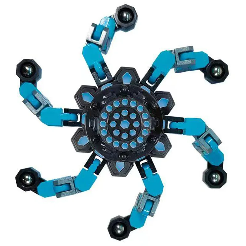 Fidget Spinner Transformable Chain Robot fidget Toy Mechanical Fingertip Spinner Toys Gyro