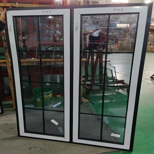 Simple design aluminum grill glass windows Ghana hot sale Foshan