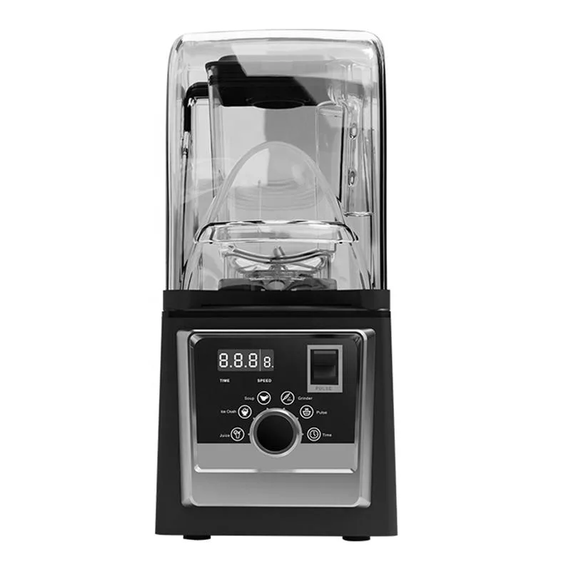 High Speed 2L Multi Functional Heavy Duty Smoothie Maker Fresh Fruit Juicer Soundproof Juice Blender for Commercial