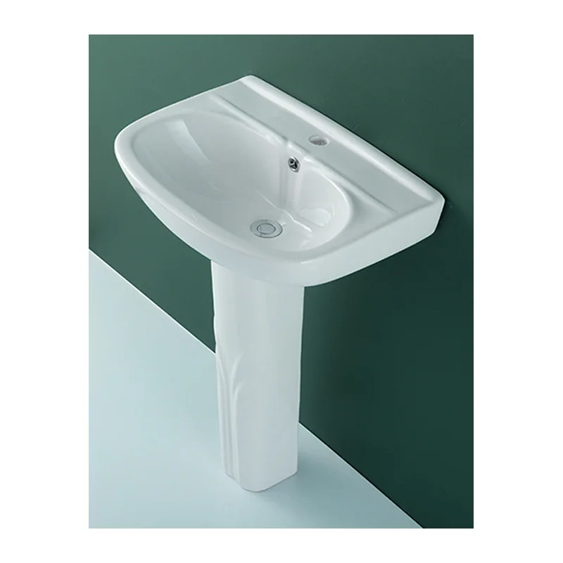 WDSI Portable Medyag Oem Rectangular Wash Basin With Pedestal Half Round Wash Basin Pedestial