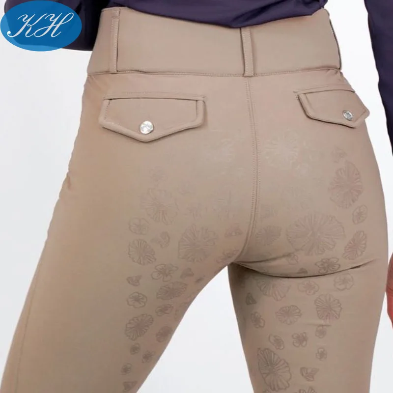 Новинка от производителя одежды для конного спорта KH, силиконовые Бриджи на все сиденья, штаны для верховой езды Jodphurs