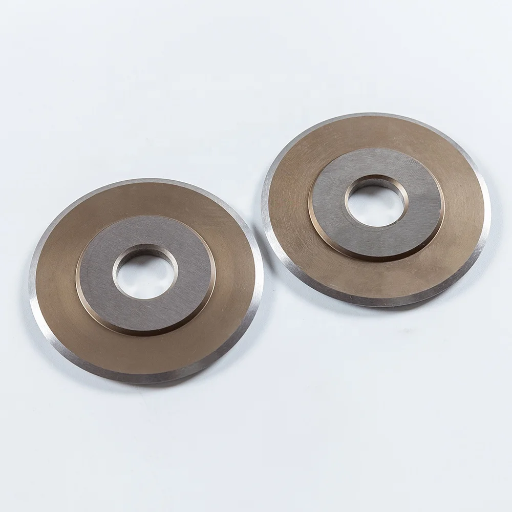 High Precision Hardened Chrome Alloy Fast Cutting Crush Cutter Score Slitter Blade for Paper Foil