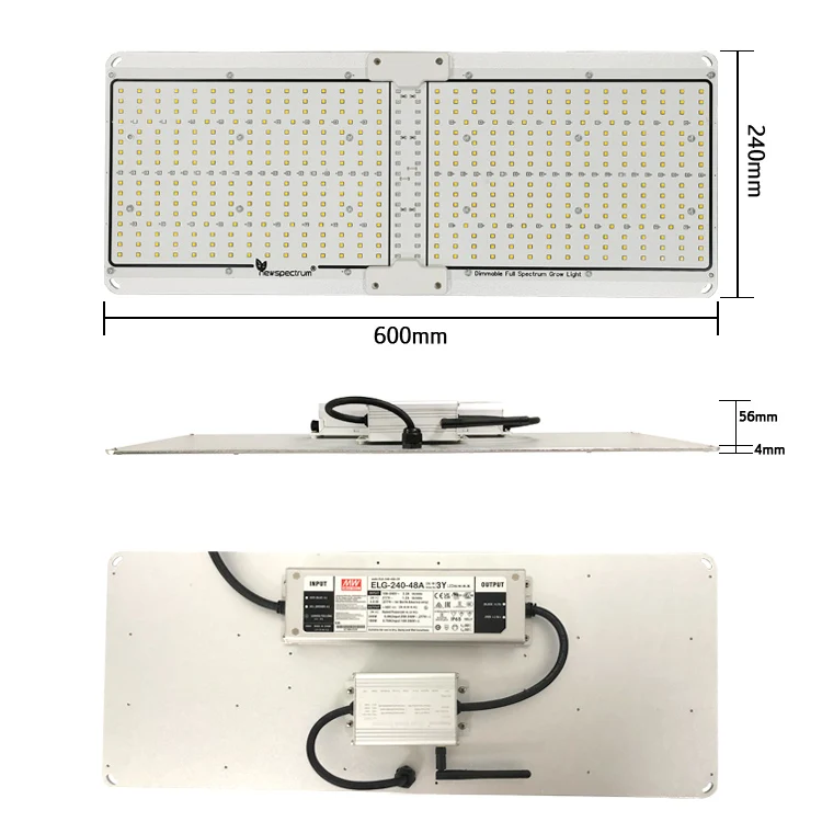 Smart Control Grow Light 240W 730nm LED Board Full Spectrum Chips For Vertical Farm Hydroponic LED Grow Light