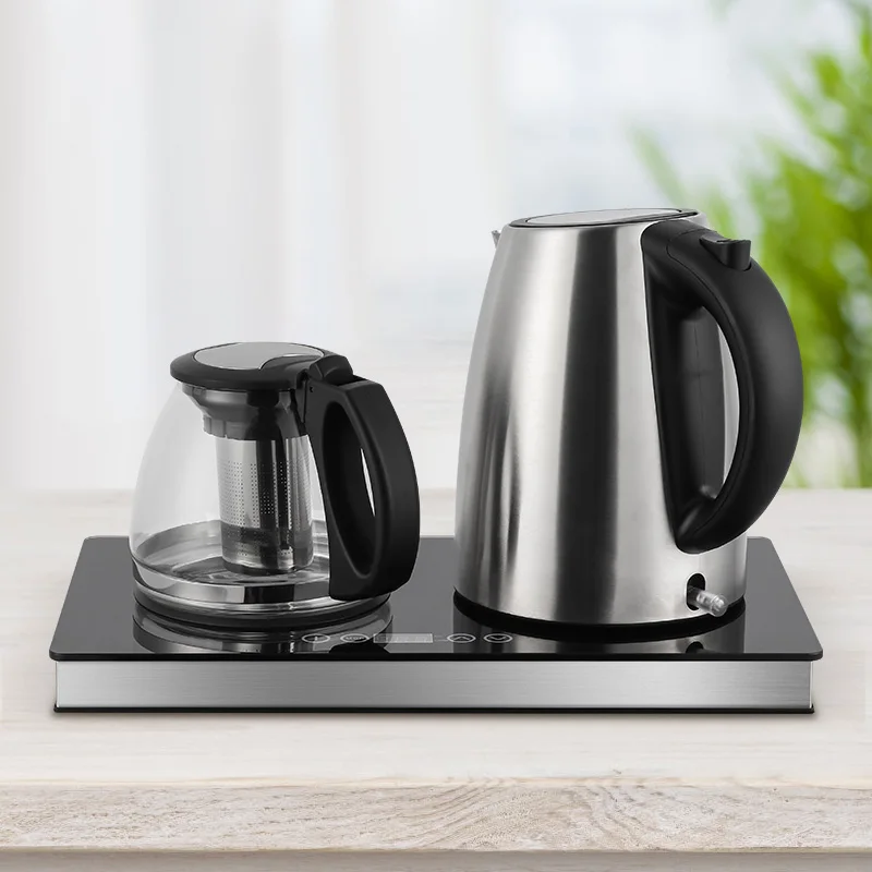 Middle East style CE CB Certificates turkish Tea Maker Samovar Electric Kettle tea pot with temperature control support oem