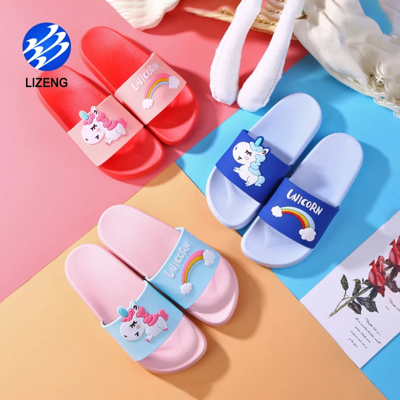 
Girls Slide Sandals Kids Summer Beach Pool Bath Slippers 