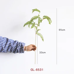 Artificial Long Fern Leaves Plants Lifelike Decorative Grass Plant for Home Wedding Centerpiece Decor