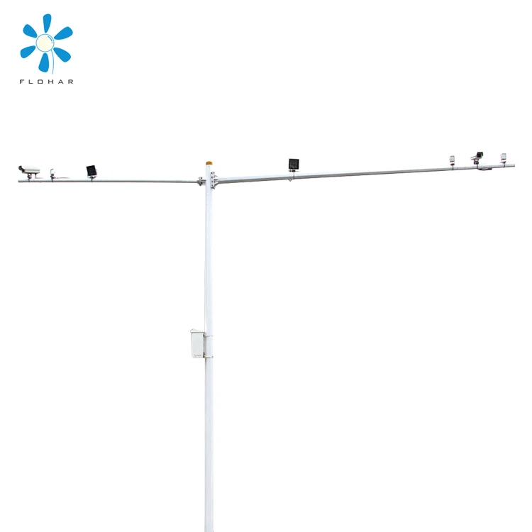 CCTV camera monitor traffic lighting pole with painting