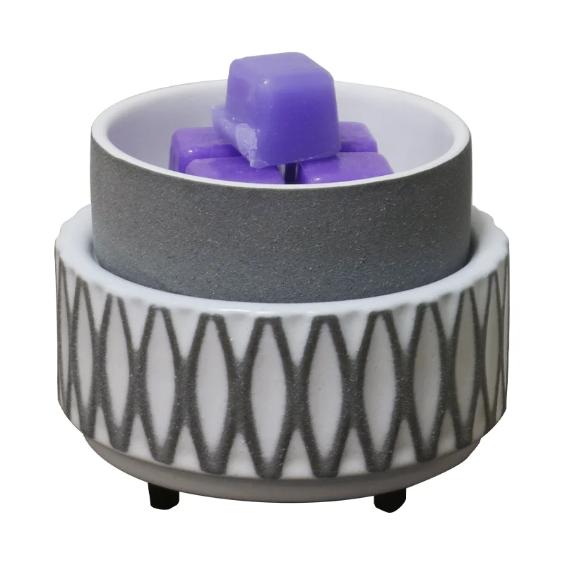 Factory Direct Sale Ceramic Aroma Warmer Wax Electric Fragrance Burner Melt Wax Aromatherapy Lamp Melt Wax For Household Hotel