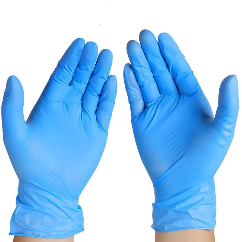Vinyl Synthetic Exam Gloves, 4mil, Blue, Powder-Free, Latex-Free, Disposable Glove for Medical