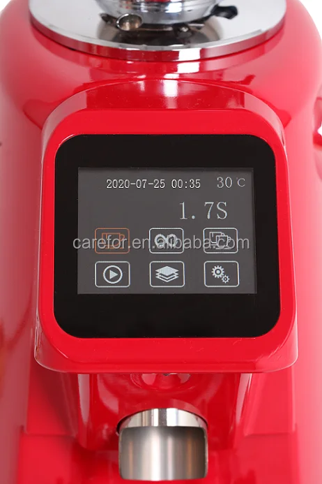 Professional Commercial Coffee Grinder Hotel Black Touch-screen Espresso Bean Grinder Electric Coffee Grinder Machine