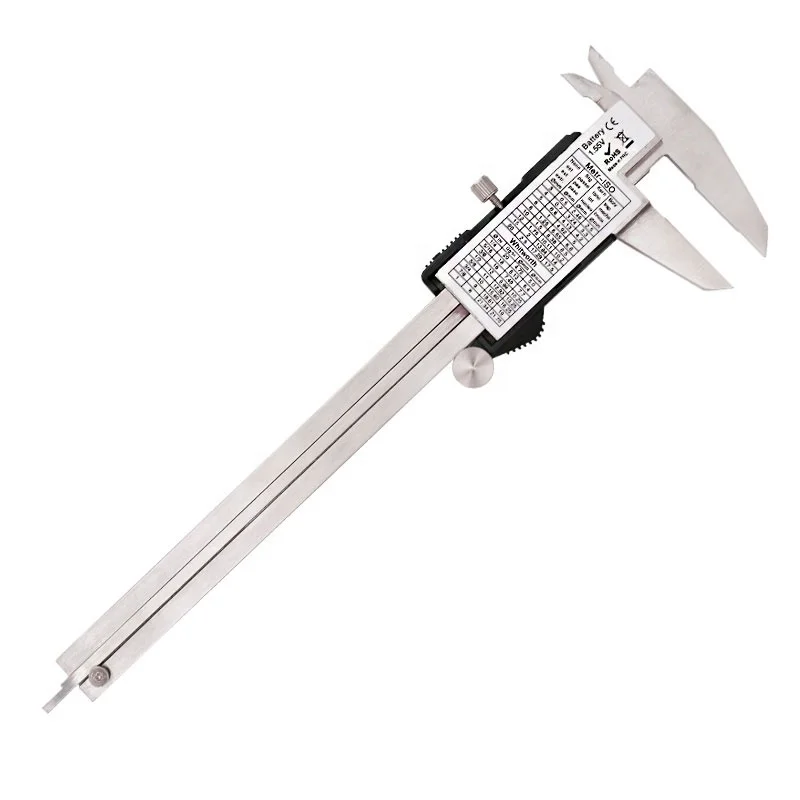 Stainless Steel Electronic Digital Vernier Caliper  0-150mm high strength plastic caliper measuring tool inside and outside diam