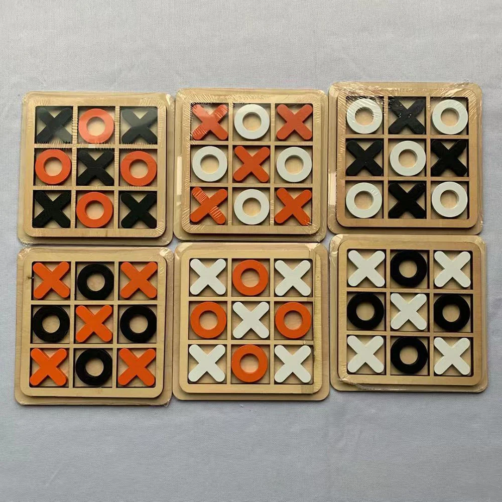 Лидер продаж на Amazon настольная игра Tic TAC Toe досуг интеллектуальная семейная забавная шахматы для родителей и детей