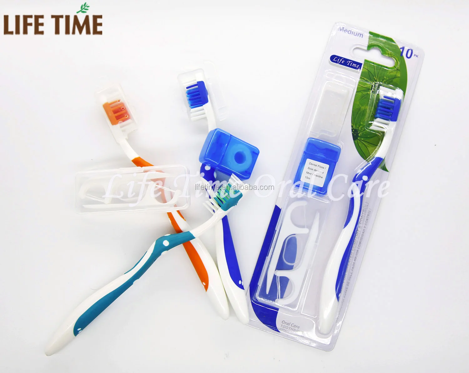 Oral care travel kit hygiene  Dental Kit dental equipment orthodontic travel kit toothbrush and floss pick
