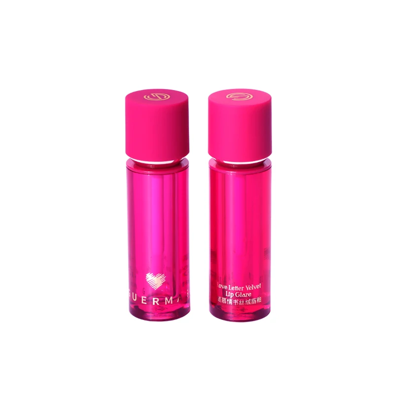 2345ml Red square Lipgloss Tubes Private Label Lip Balm Oil Gloss Empty Plastic Packaging Lipstick Custom logo Container