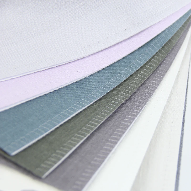 Factory Direct Sales Wholesale Linen Fabric Curtain  Material Fabric Roll