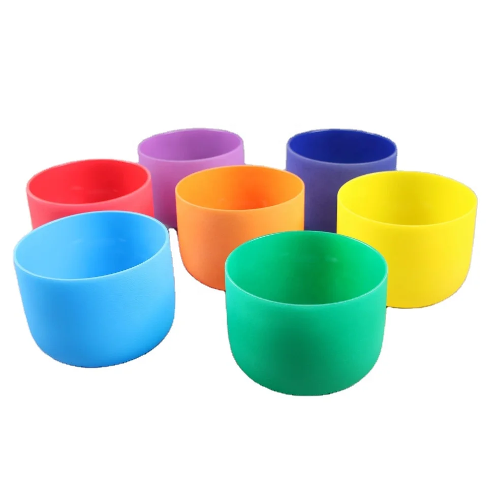 432 440 528hz engraved chakra set flower of life quartz rod sillicon rings singing bowl singing bowl bag singing bowl set chakra