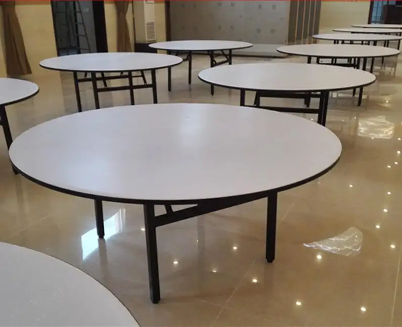 modern round folding wedding banquet table