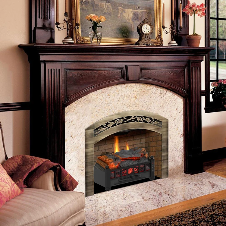 OEM realistic decorative fireplace electric log fire place wood logs for electric fireplace